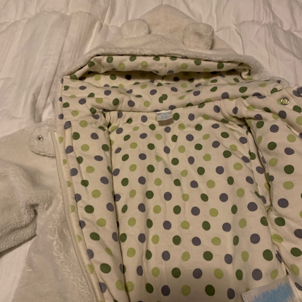 The Children’s Place bear snowsuit,  6-12 mo. - Picture 3 of 6